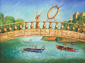 Famous Abstract Painting - modern contemporary 13 surrealism rowing